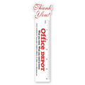 2"X8" Thank You Custom Printed Bookmark